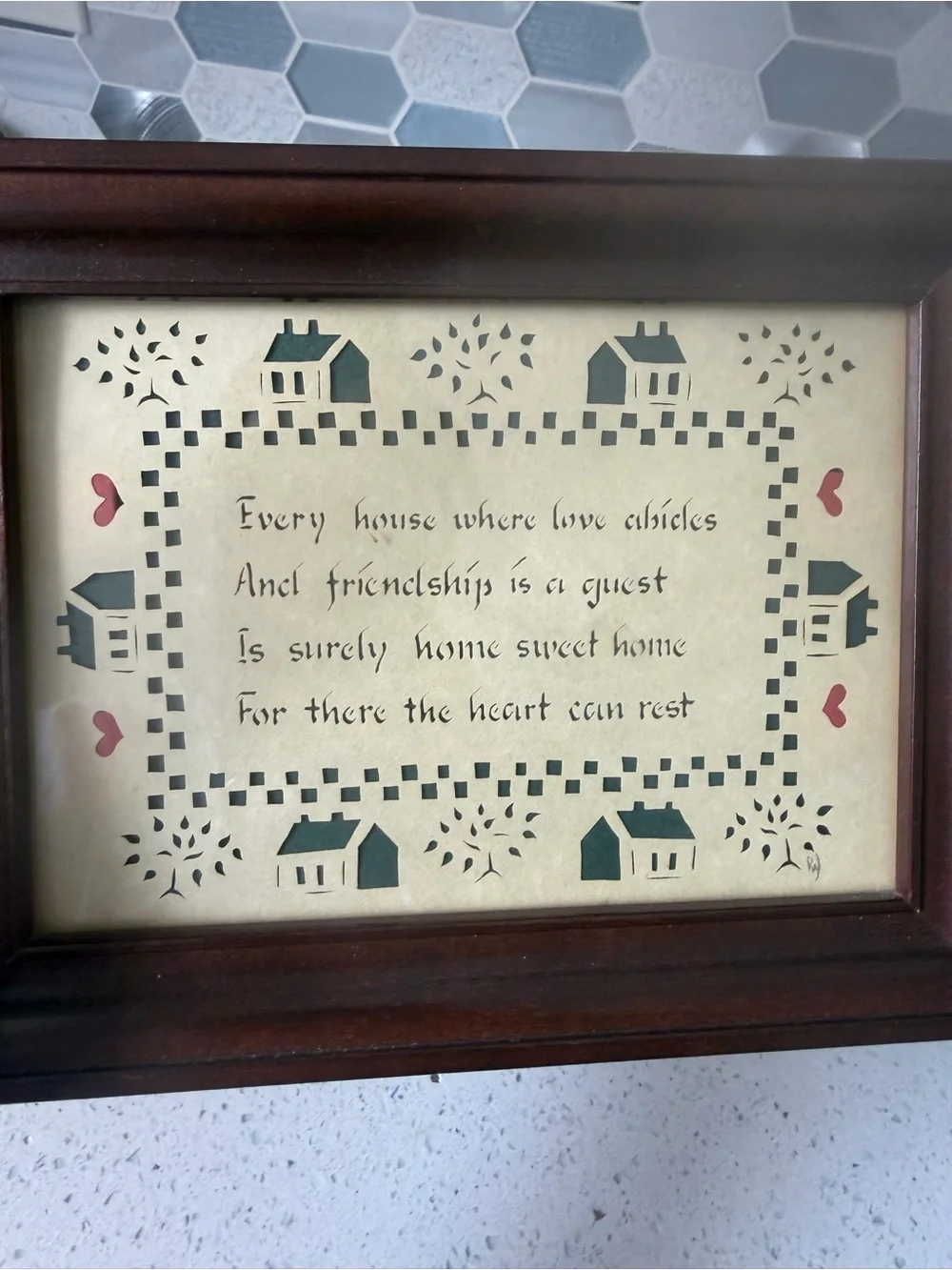 Vintage classic framed